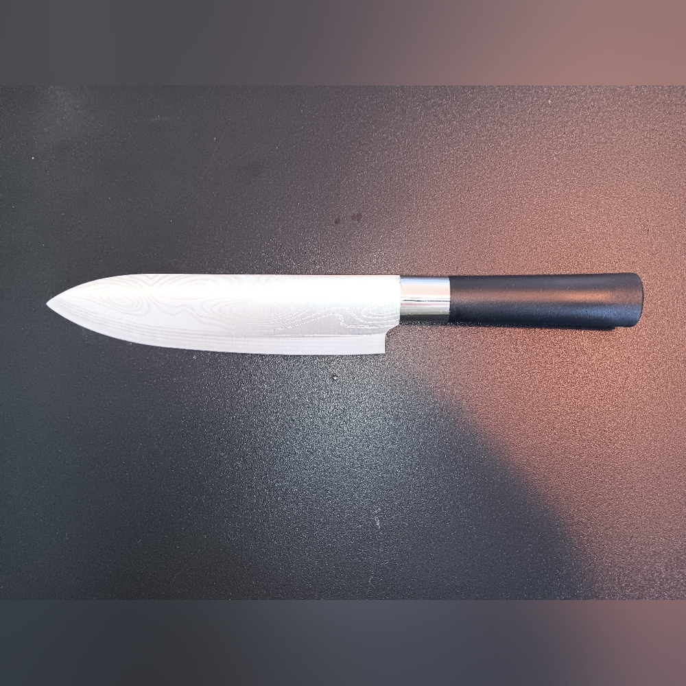 Black Handle Chef's Knife 12 Inch